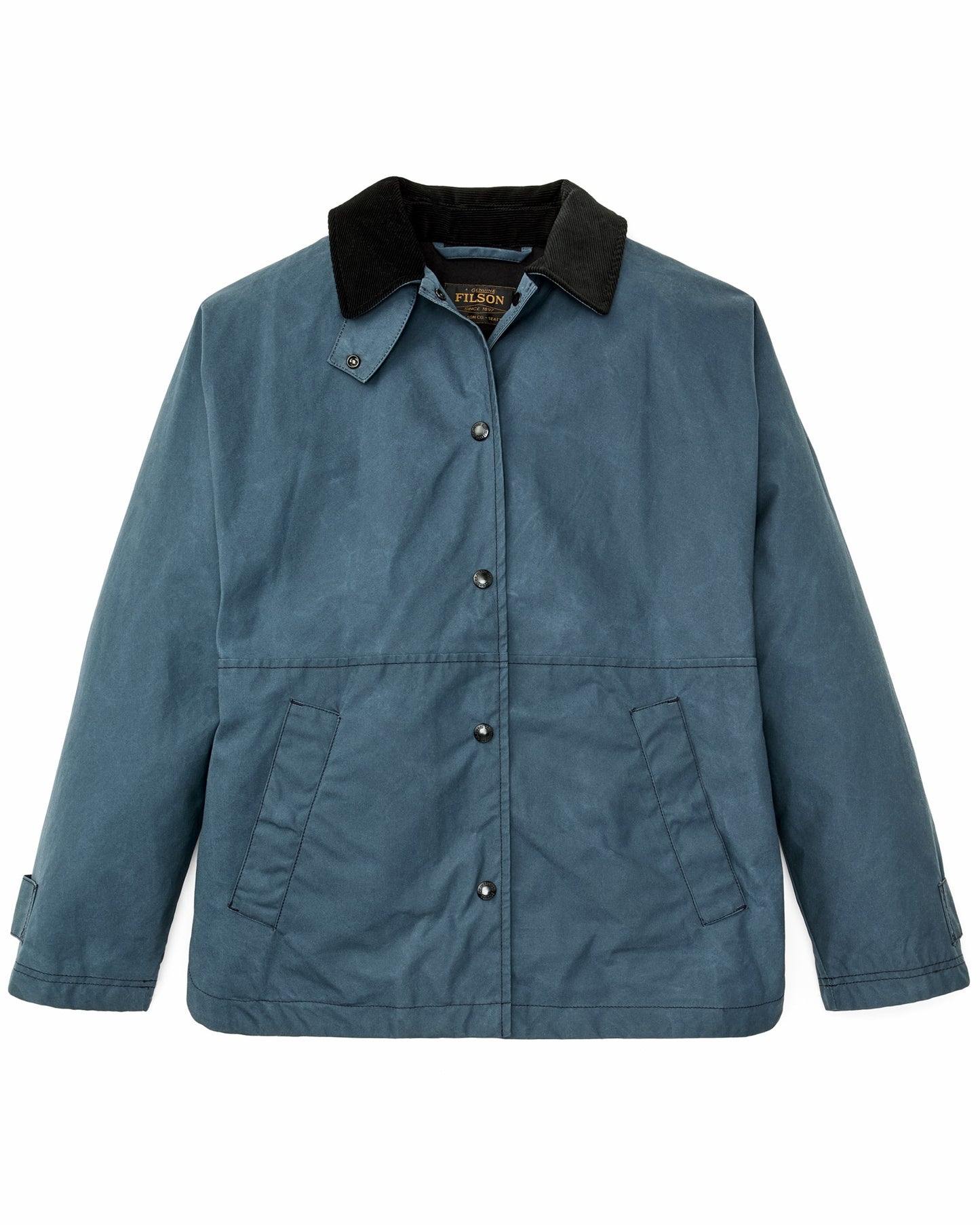 Filson Women Women's Harbor Front Waxed Jacket - Navy