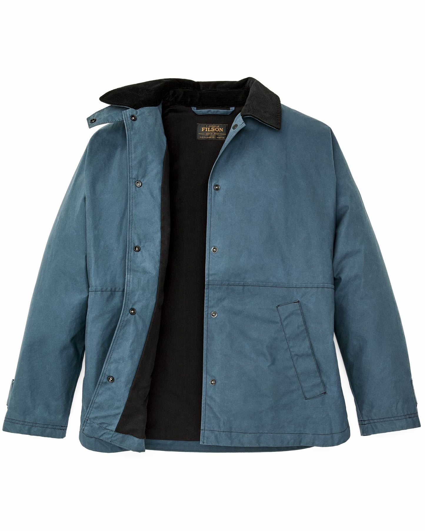 Filson Women Women's Harbor Front Waxed Jacket - Navy