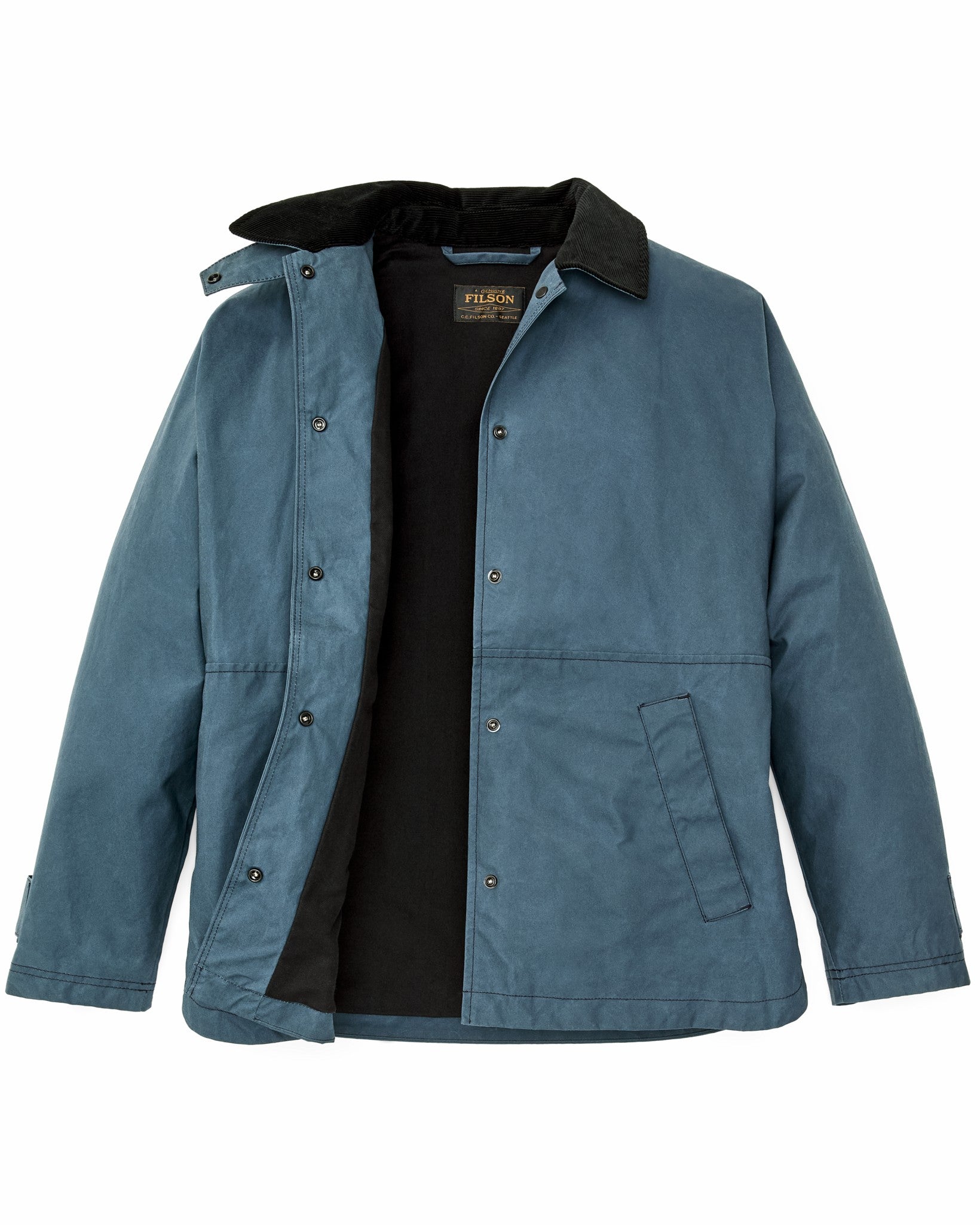 Filson Women Women's Harbor Front Waxed Jacket - Navy
