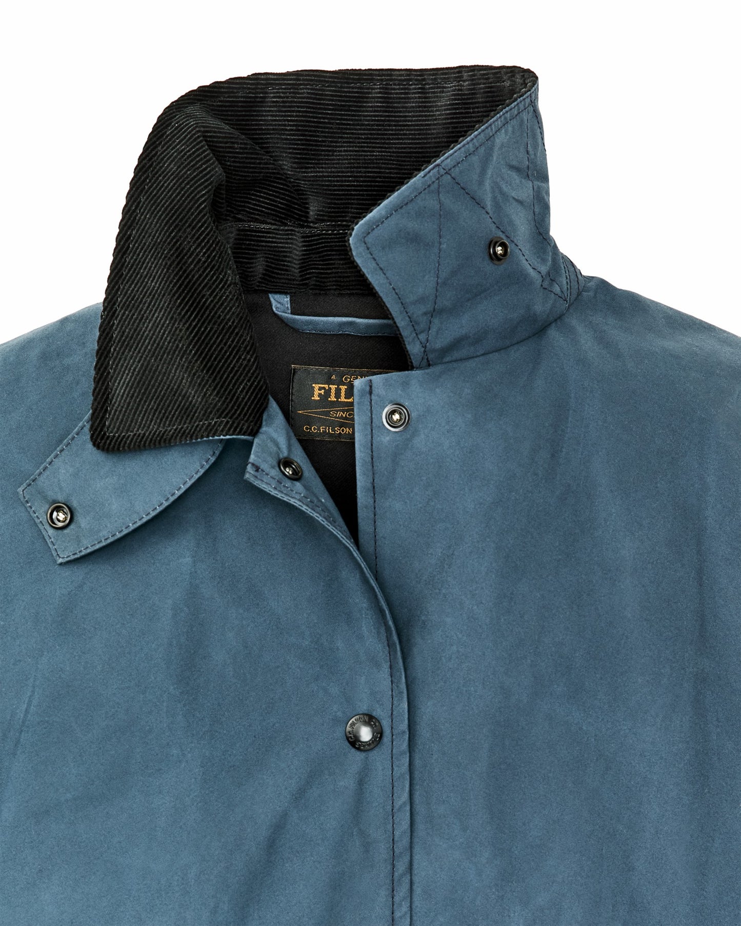 Filson Women Women's Harbor Front Waxed Jacket - Navy