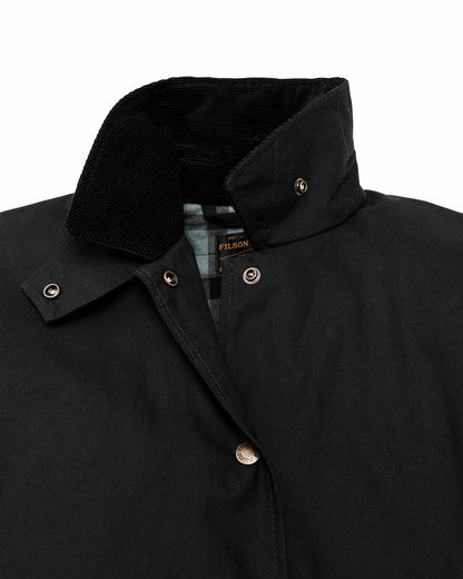 Filson Women Women's Harbor Front Waxed Jacket - Black