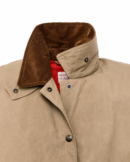 Filson Women Women's Harbor Front Waxed Jacket - Marsh Tan