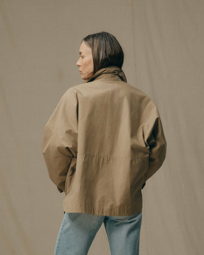 Filson Women Women's Harbor Front Waxed Jacket - Marsh Tan