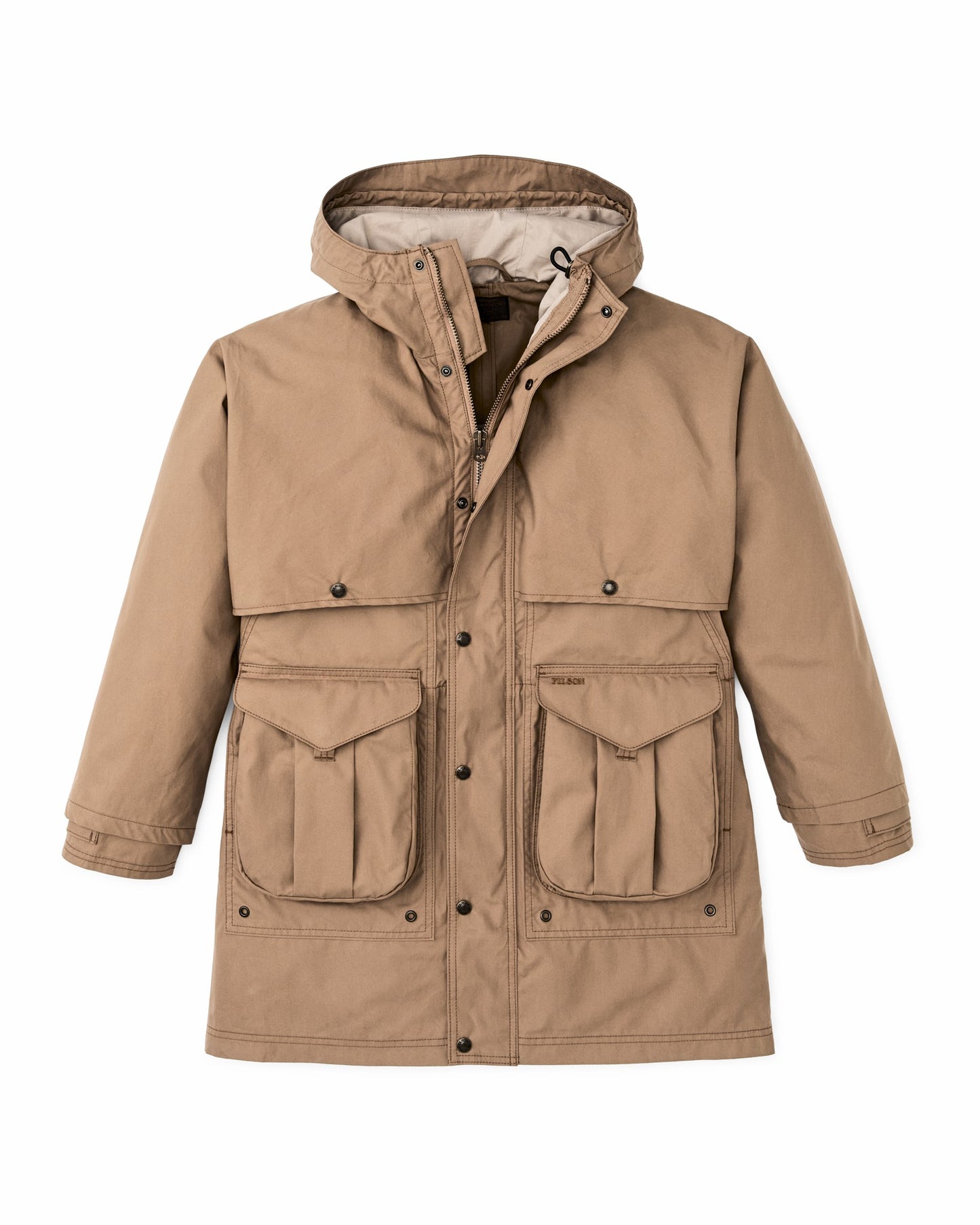Filson Women Women's Aviator Cloth Long Raincoat