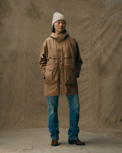 Filson Women Women's Aviator Cloth Long Raincoat