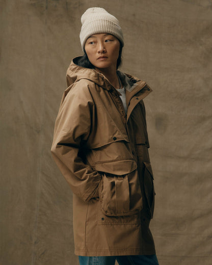 Filson Women Women's Aviator Cloth Long Raincoat