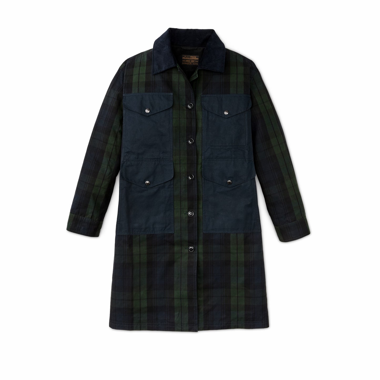 Filson Women Women's Dry Waxed Long Cruiser