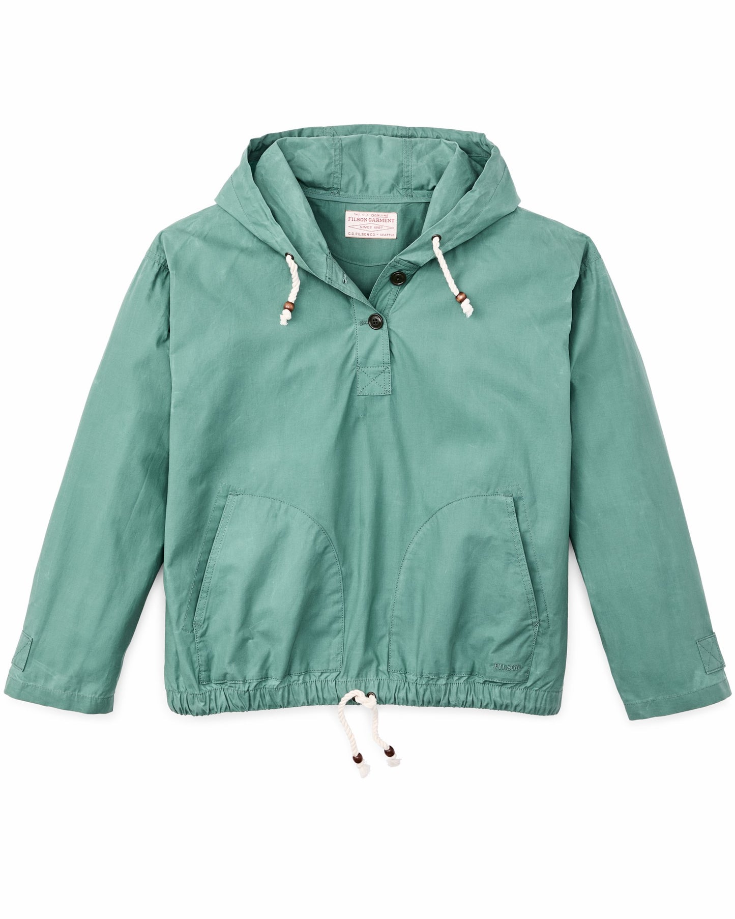 Filson Women Women's Ranger Hooded Popover - Deep Sea