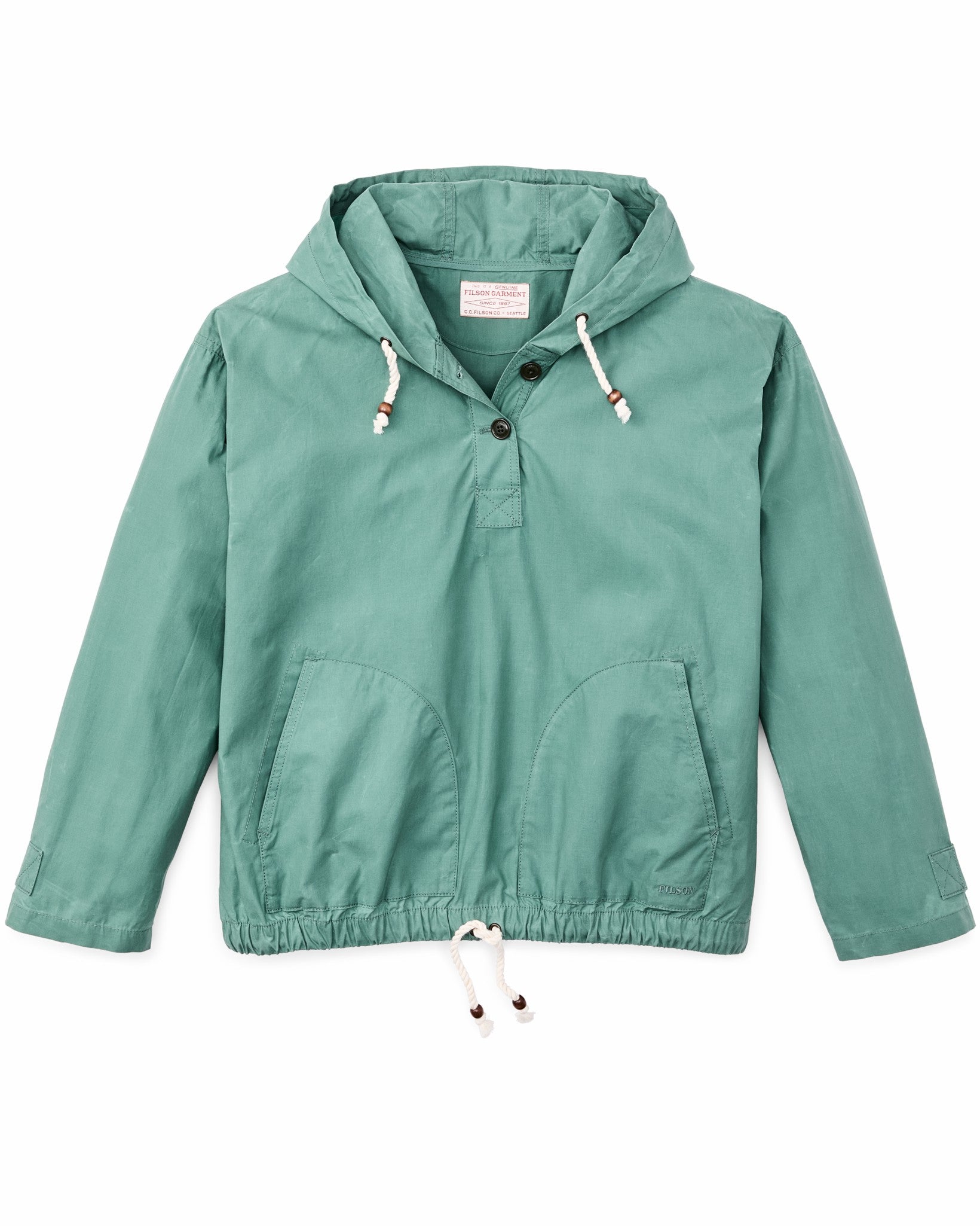 Filson Women Women's Ranger Hooded Popover - Deep Sea