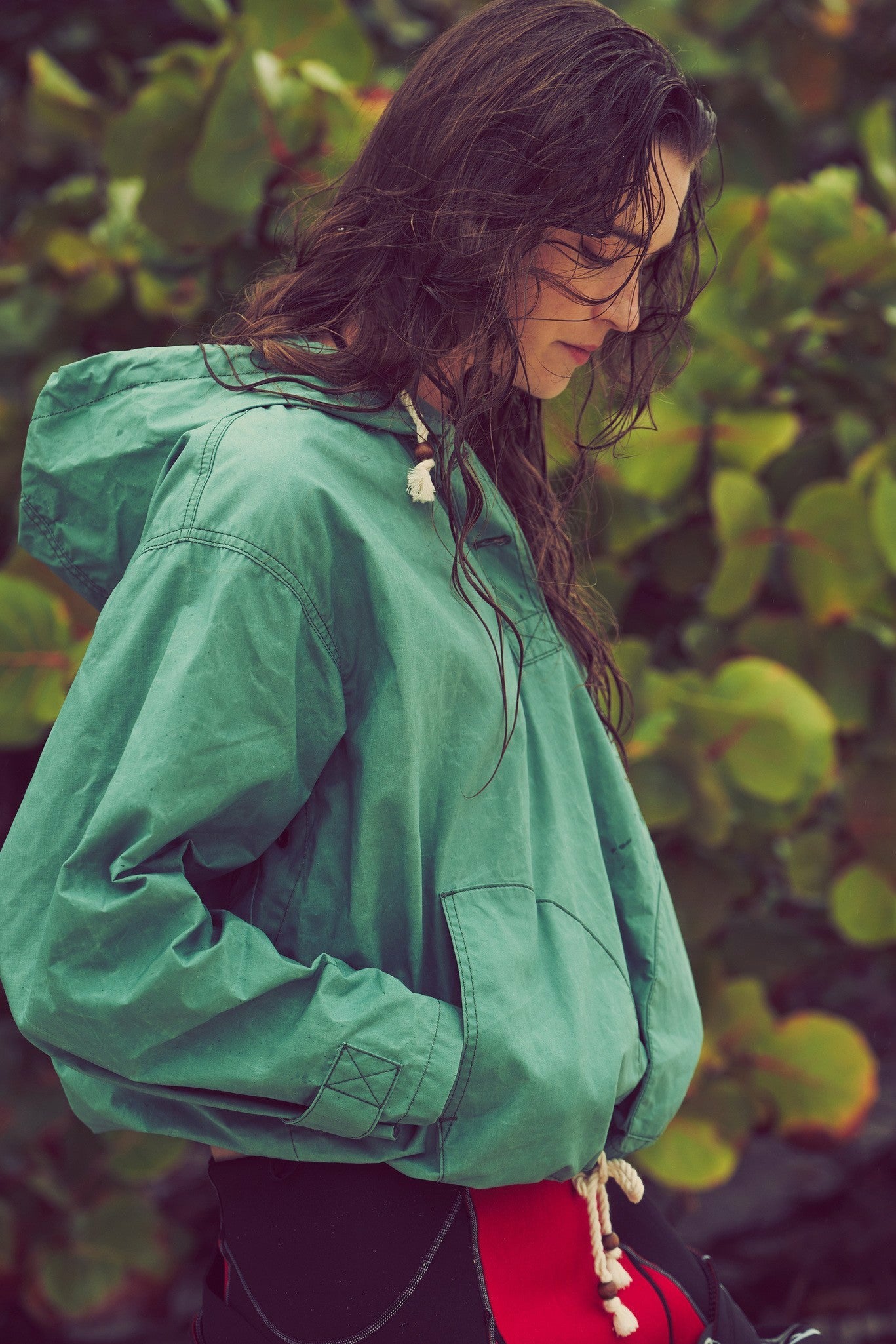 Filson Women Women's Ranger Hooded Popover - Deep Sea