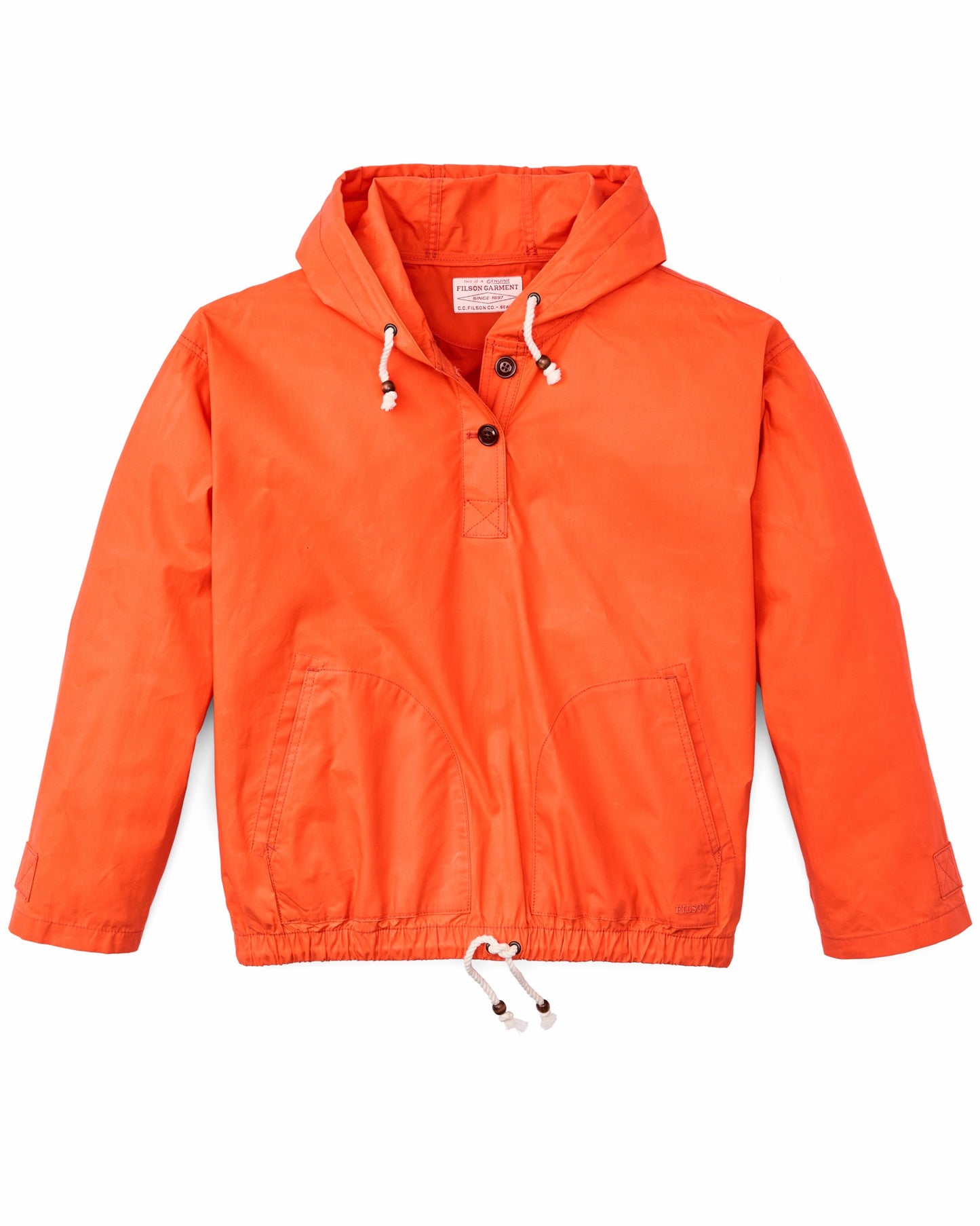 Filson Women Women's Ranger Hooded Popover - Flame