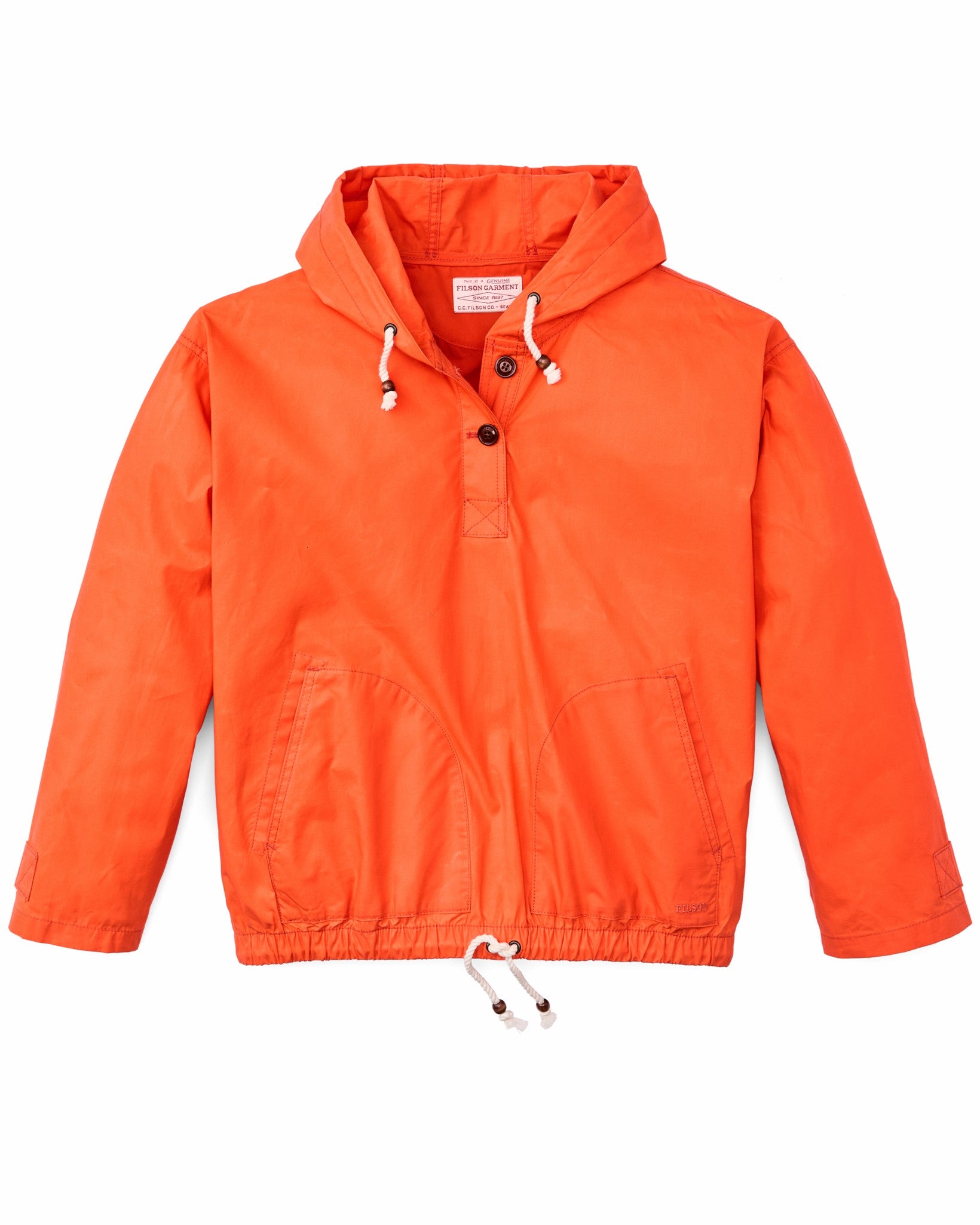Filson Women Women's Ranger Hooded Popover - Flame