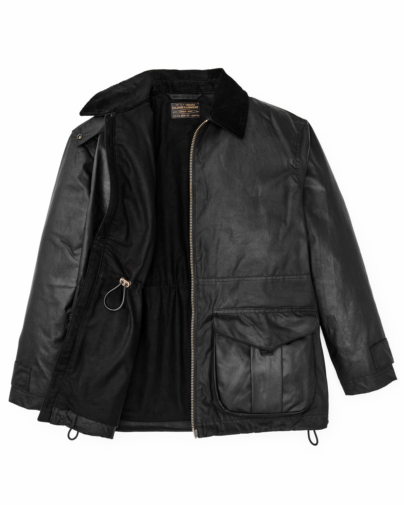 Filson Women Women's Cover Cloth Raincoat - Black