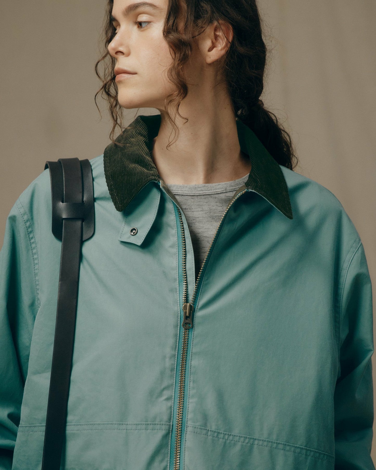 Filson Women Women's Cover Cloth Raincoat - Balsam Green