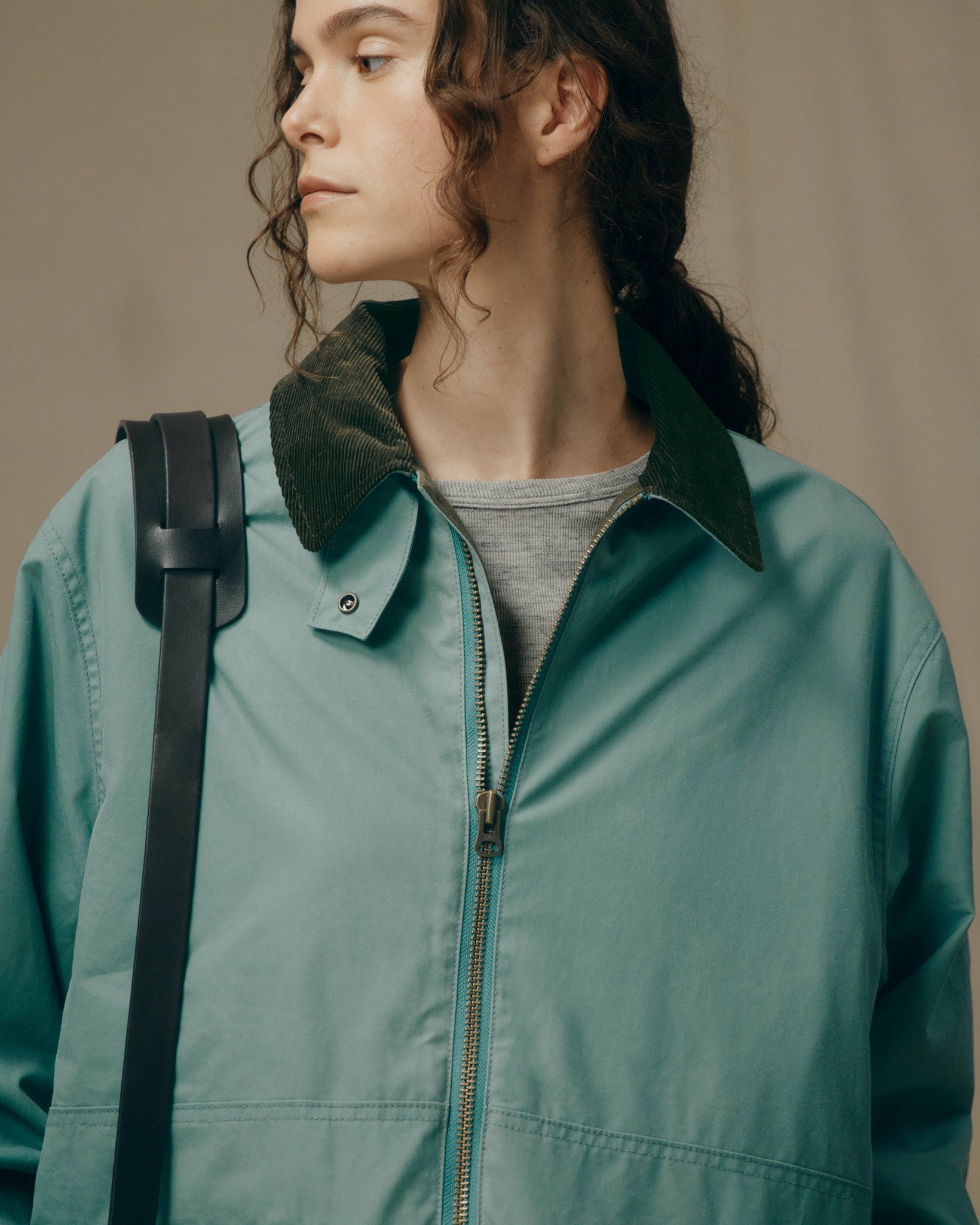 Filson Women Women's Cover Cloth Raincoat - Balsam Green