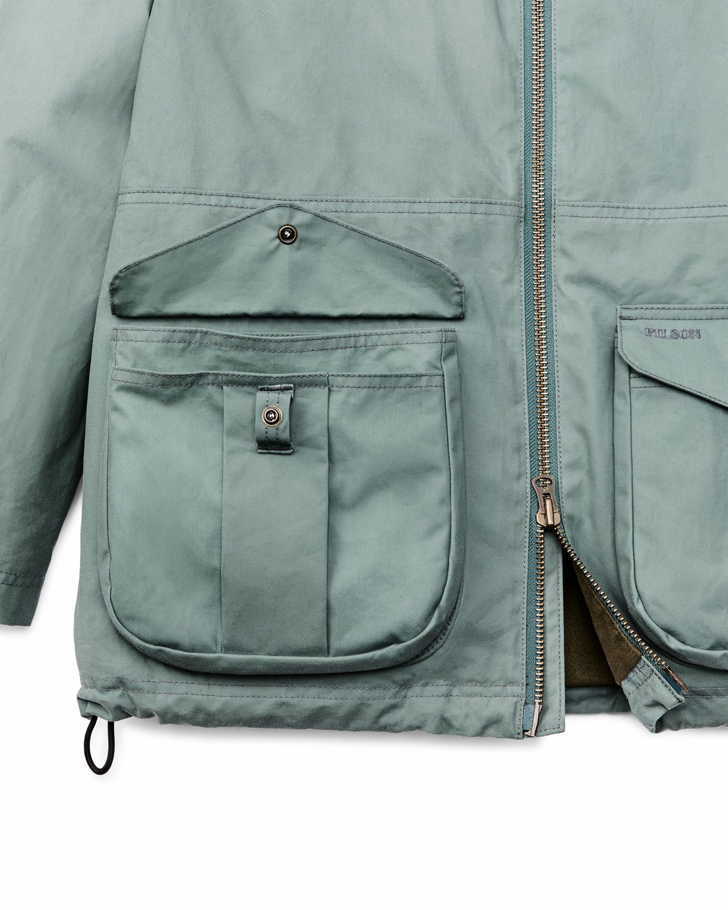 Filson Women Women's Cover Cloth Raincoat - Balsam Green