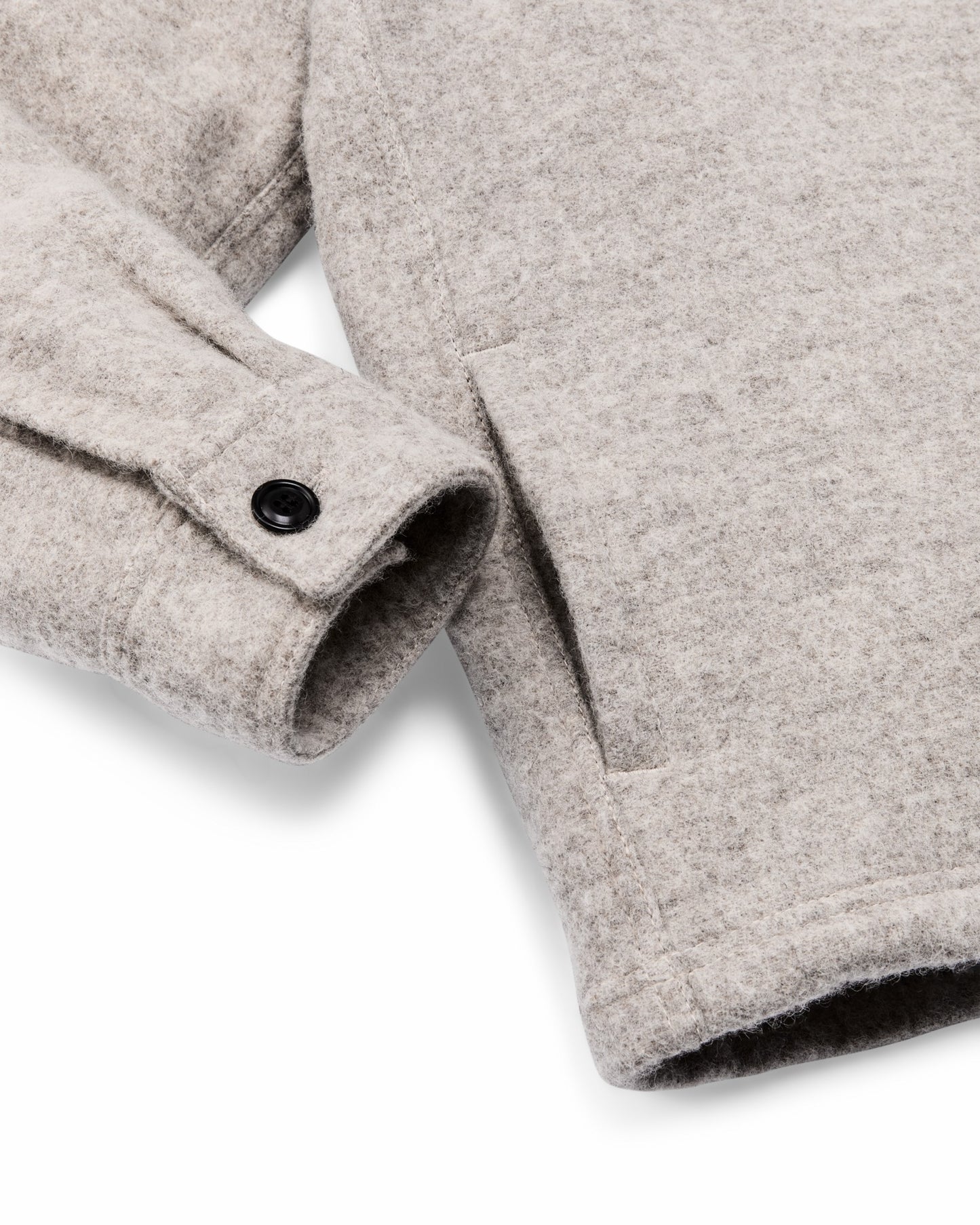 Filson Women Women's Wool Overshirt - Gray / Black Blanket Stripe