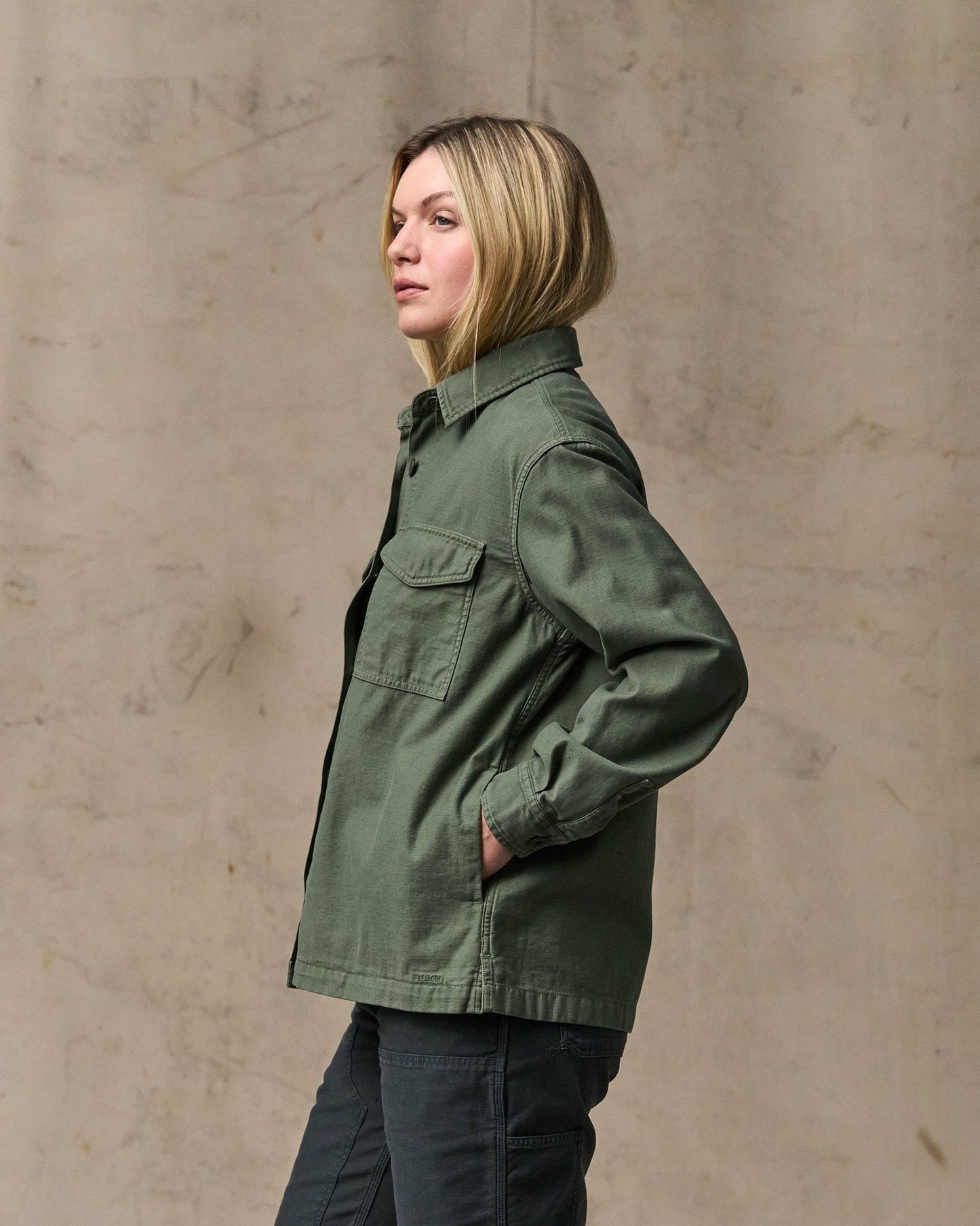 Filson Women Women's Field Jac-Shirt - Service Green