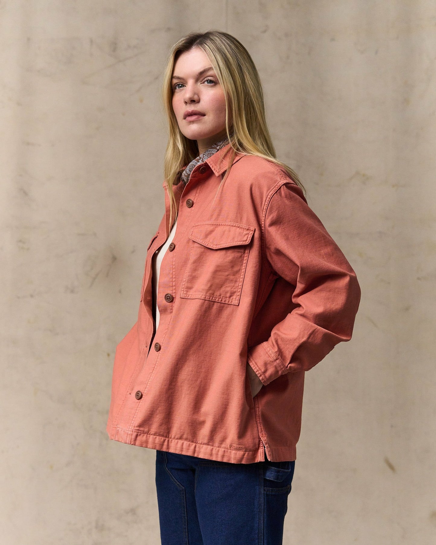 Filson Women Women's Field Jac-Shirt - Copper Brown