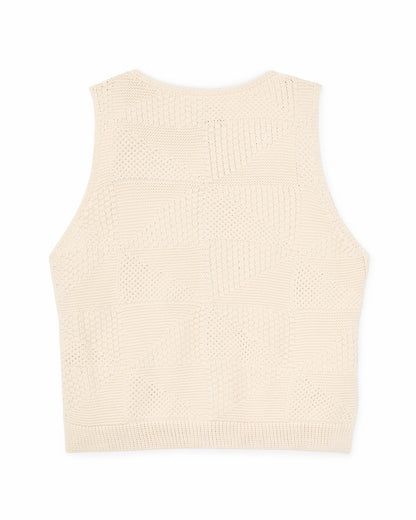 Filson Women Women's Cotton Sweater Vest - Ivory