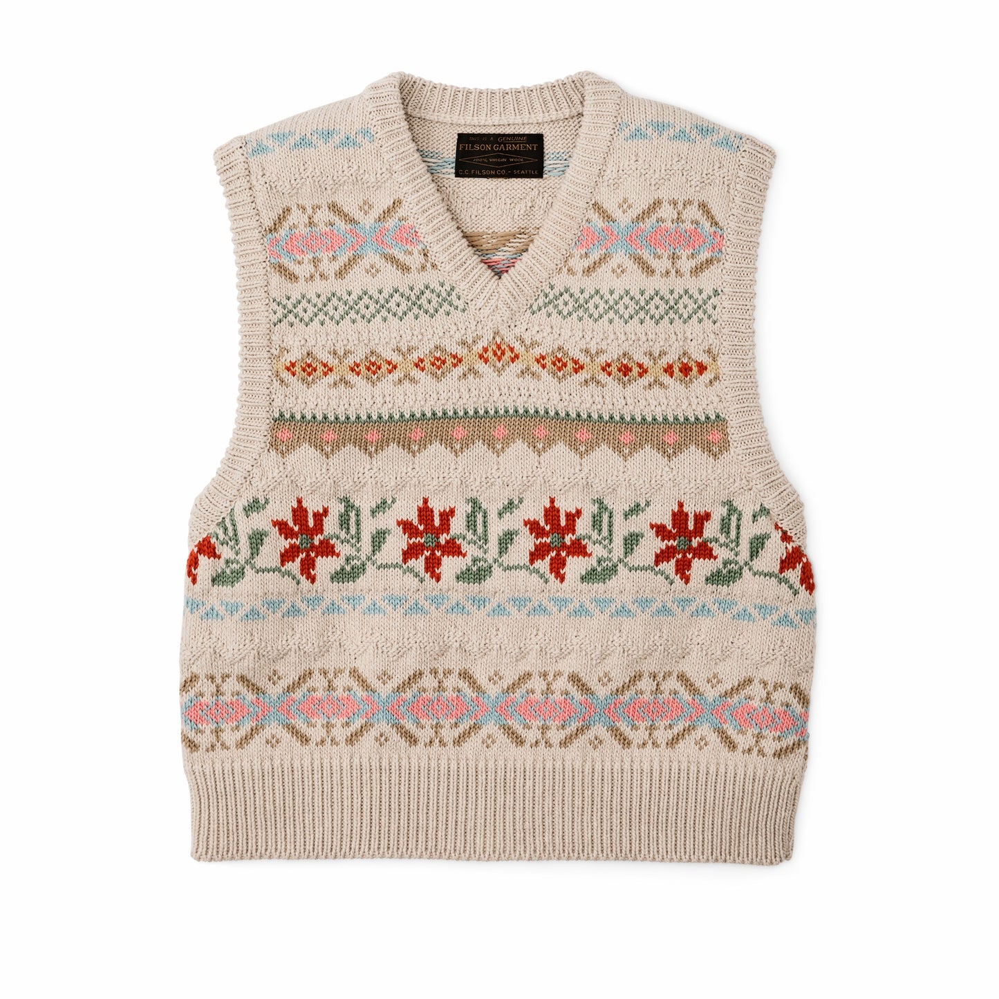 Filson Women Women's Jacquard Fair Isle Vest