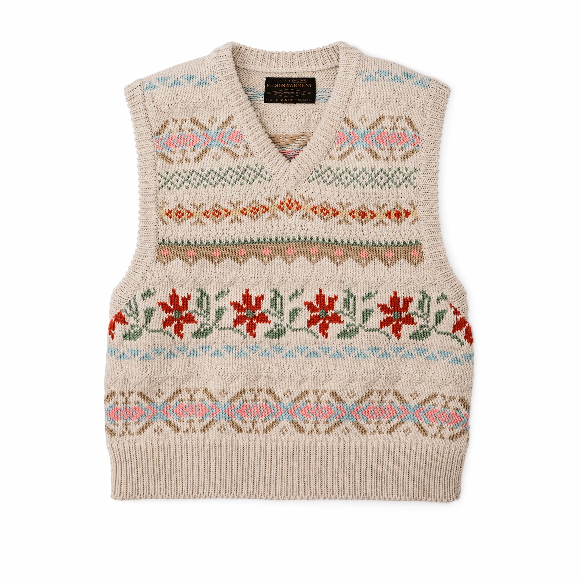 Filson Women Women's Jacquard Fair Isle Vest