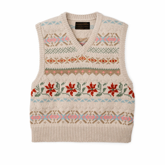 Filson Women Women's Jacquard Fair Isle Vest