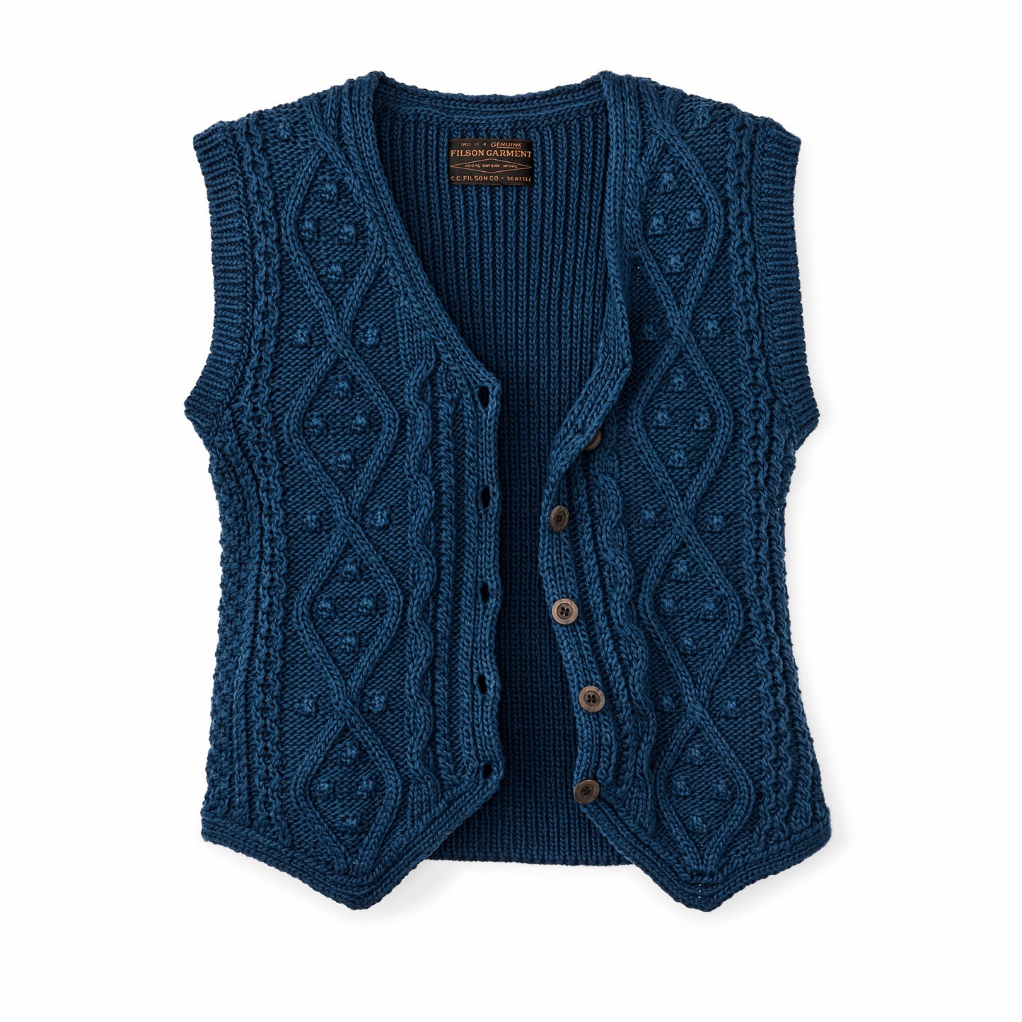Filson Women Women's Rustic Cable Knit Vest