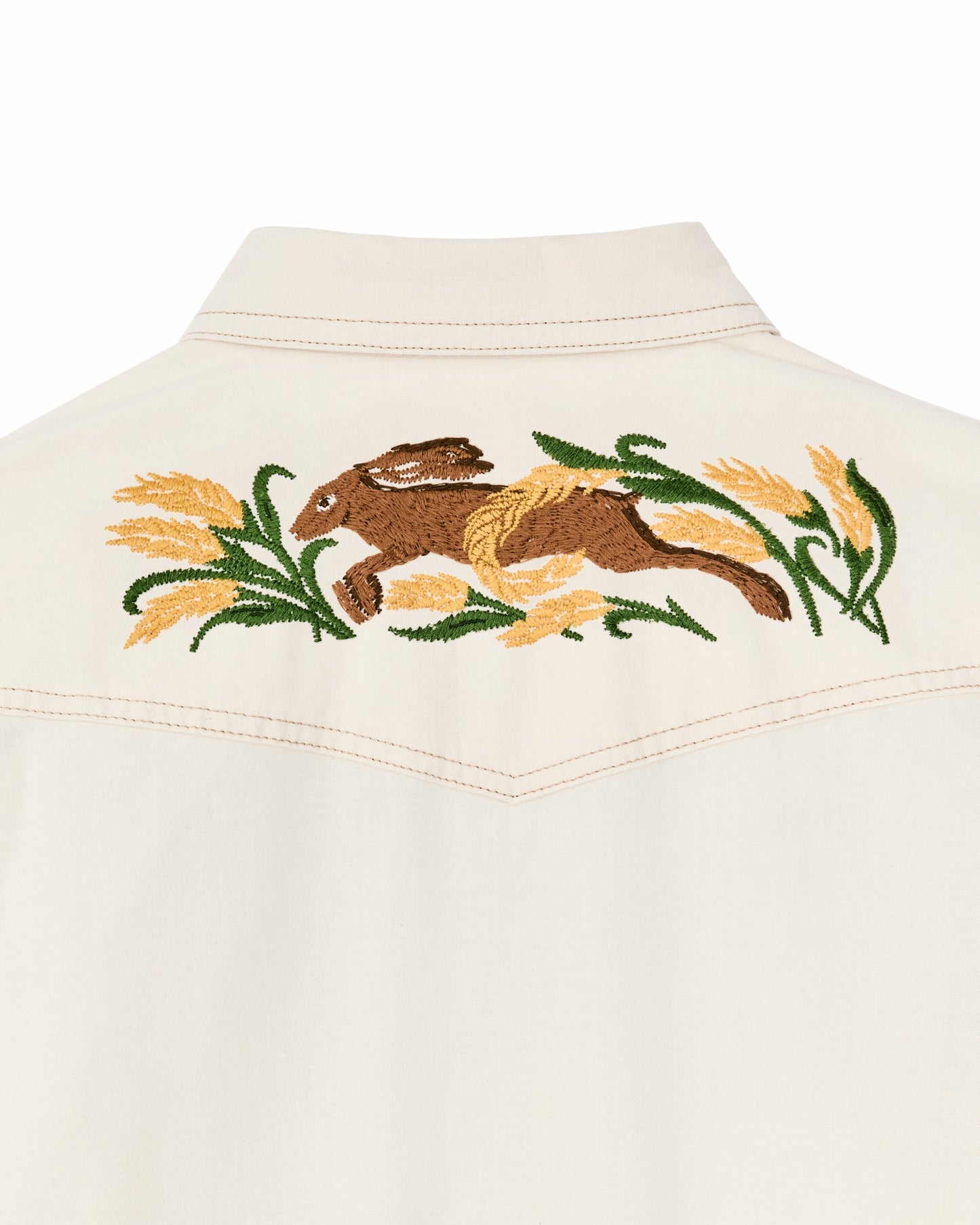 Filson Women Women's Embroidered Western Shirt - Natural Seed
