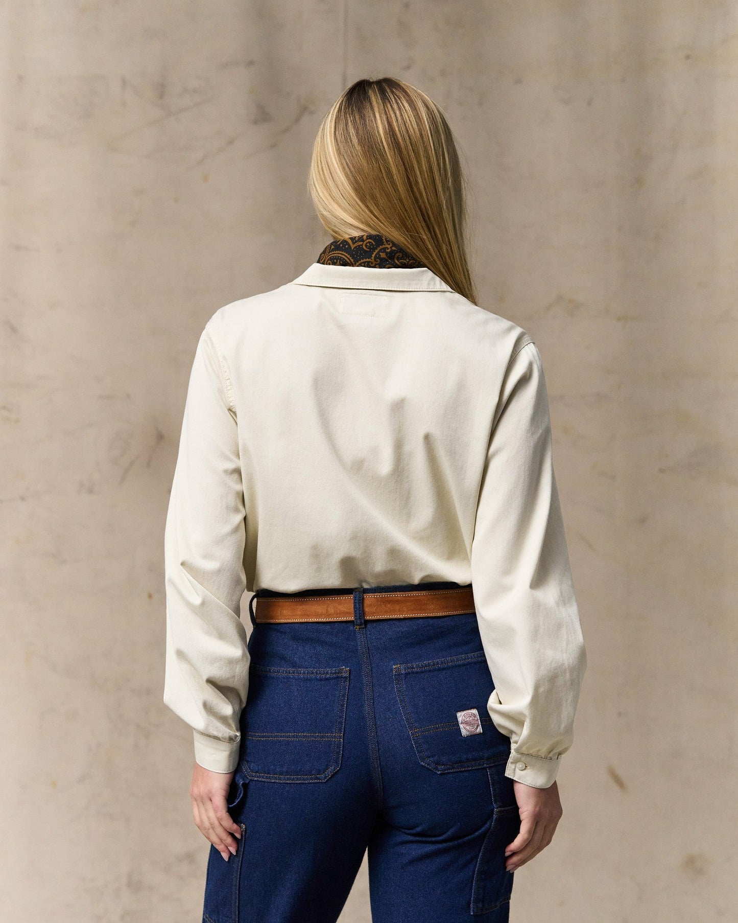 Filson Women Women's Long Sleeve Twill Camp Shirt - Cream