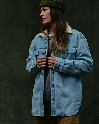 Filson Women Women's Denim Work Shirt - Light Indigo