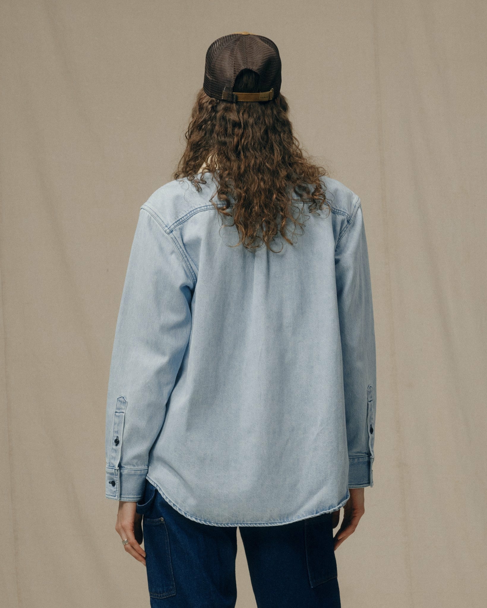Filson Women Women's Denim Work Shirt - Light Indigo