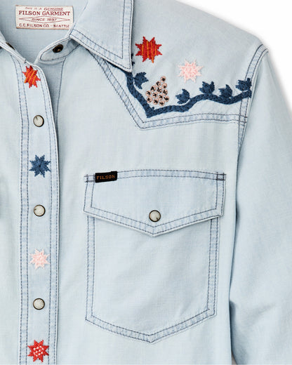 Filson Women Women's Embroidered Western Shirt