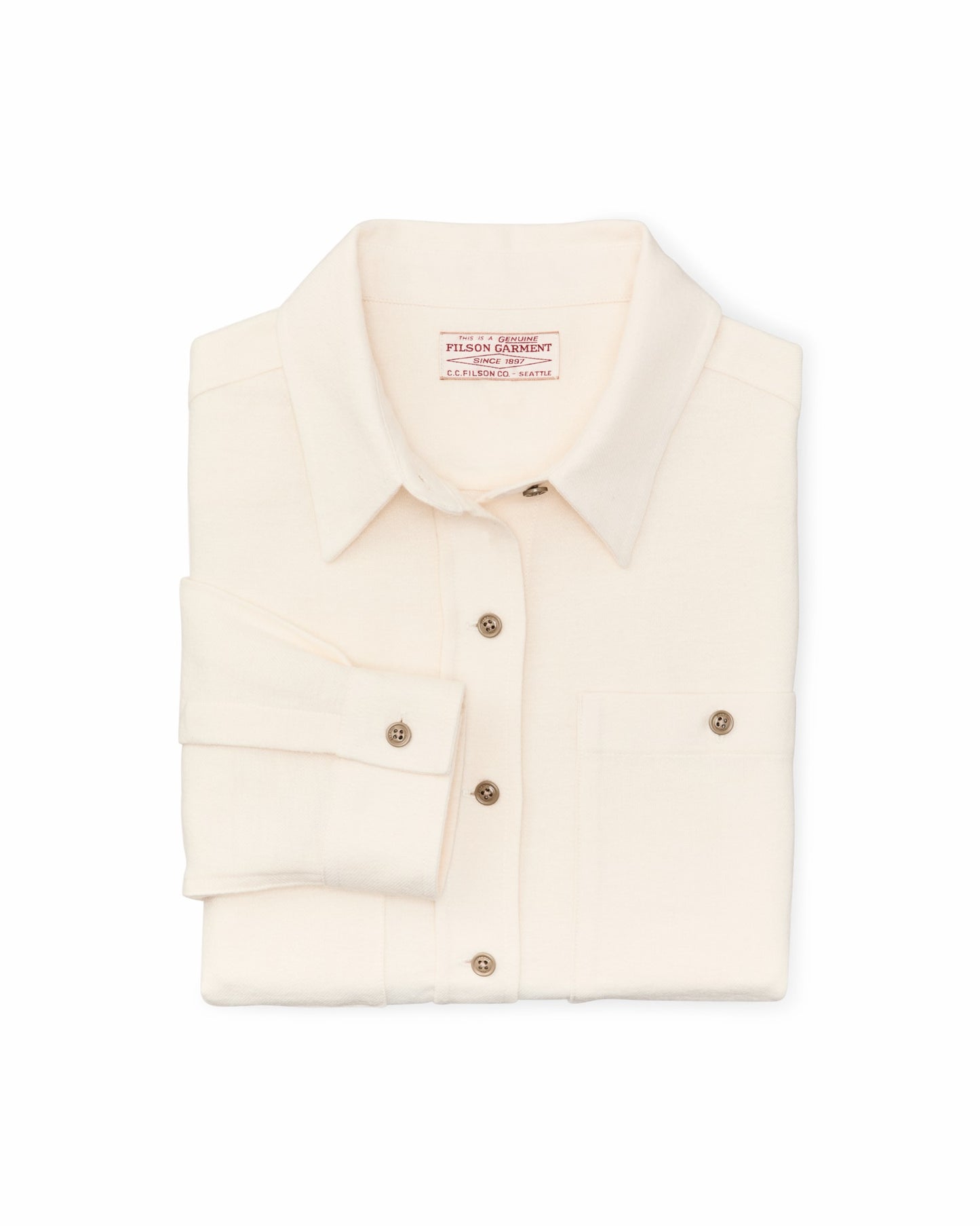 Filson Women The Women's Rangeland Flannel Shirt - Natural Heather