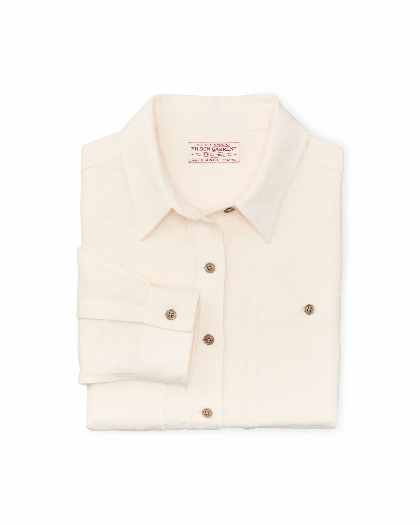 Filson Women The Women's Rangeland Flannel Shirt - Natural Heather