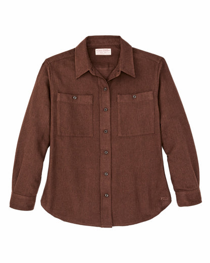 Filson Women The Women's Rangeland Flannel Shirt - Chestnut Heather