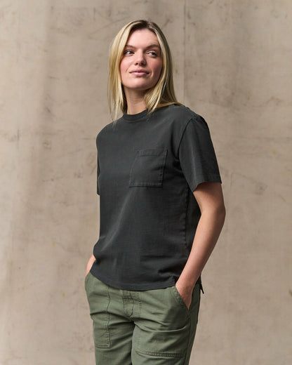 Filson Women Women's Short Sleeve Pocket Tee - Faded Black
