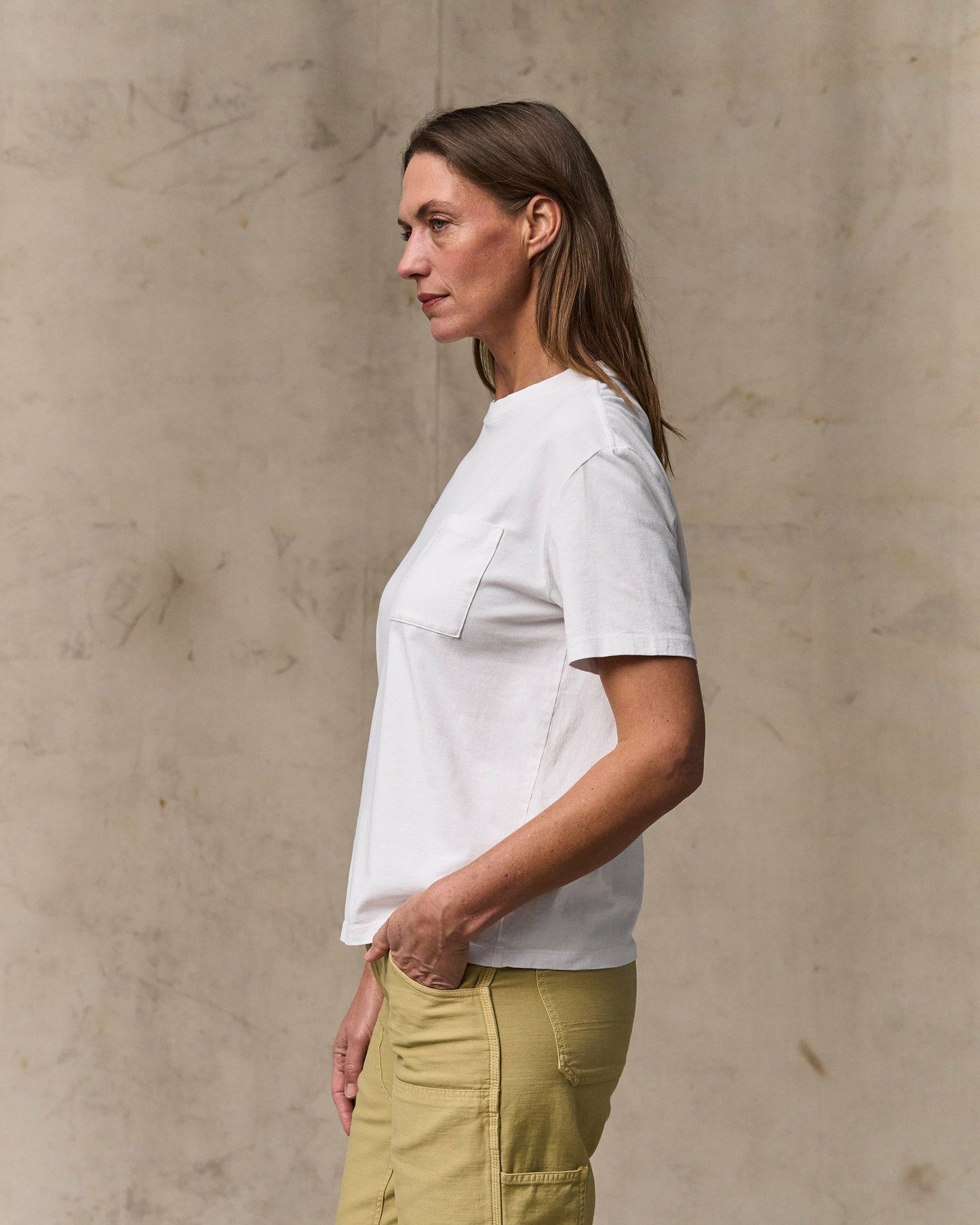 Filson Women Women's Short Sleeve Pocket Tee - Bright White