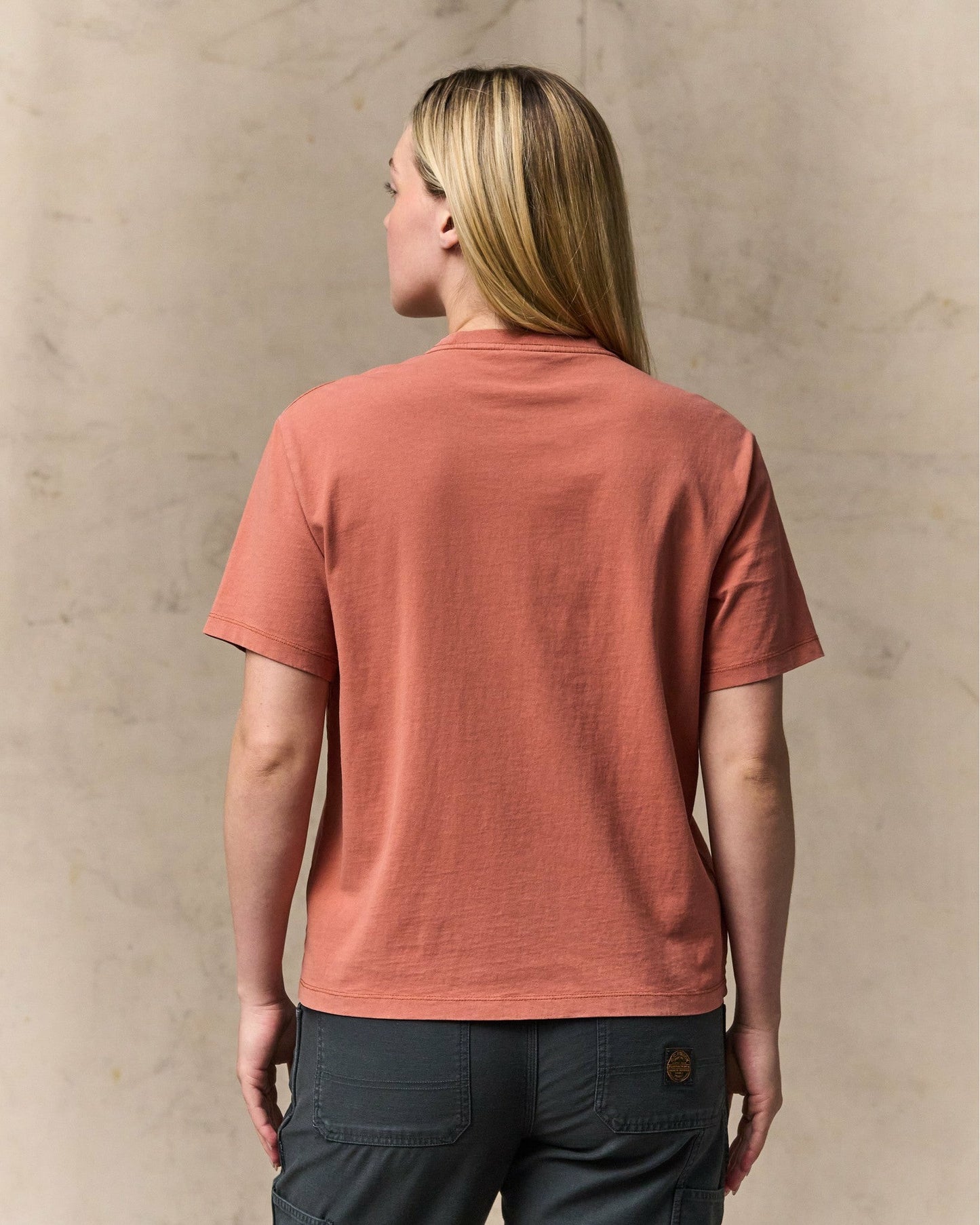 Filson Women Women's Short Sleeve Pocket Tee - Copper Brown