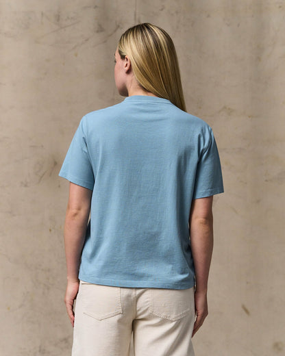 Filson Women Women's Short Sleeve Pocket Tee - Light Blue