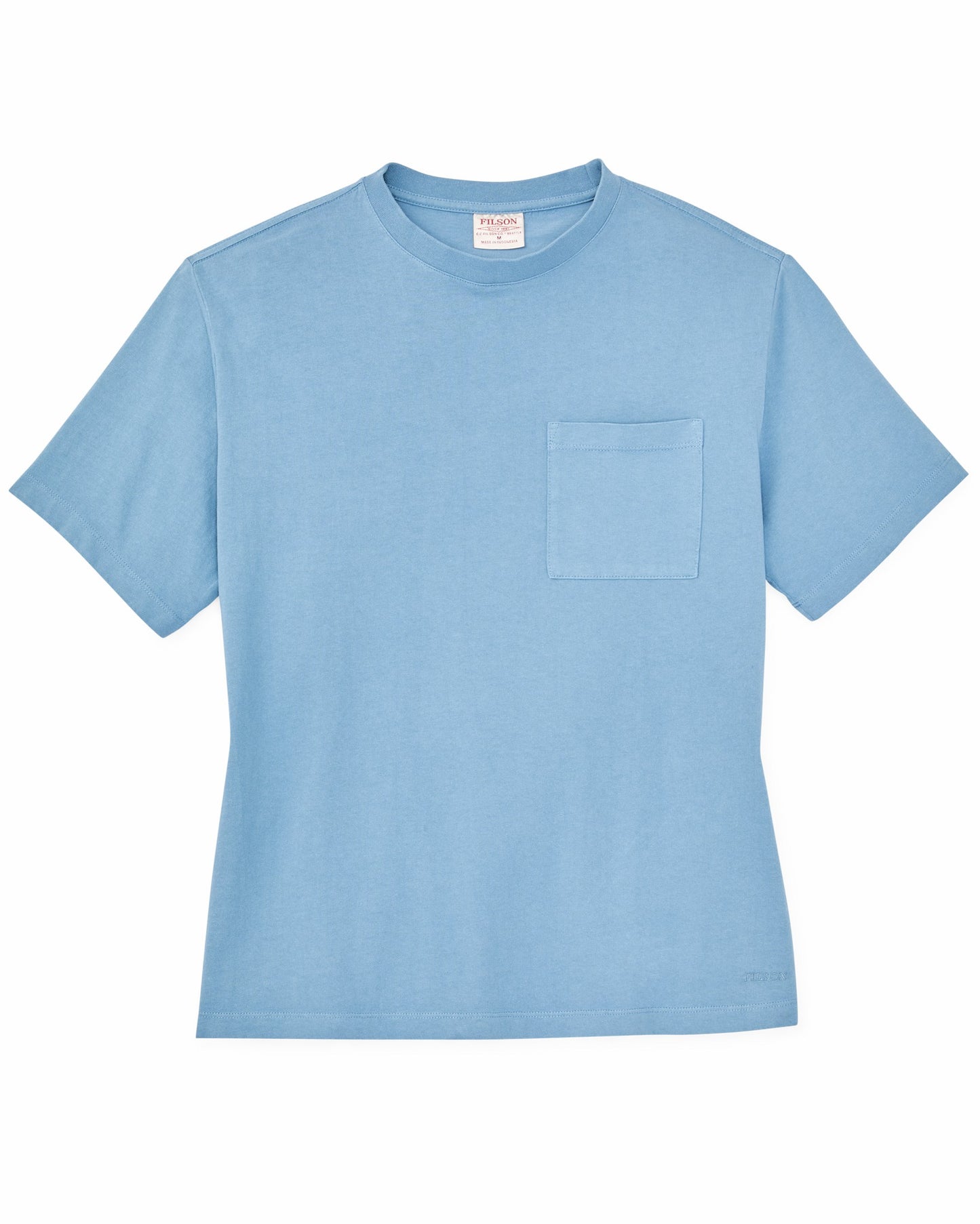 Filson Women Women's Short Sleeve Pocket Tee - Light Blue
