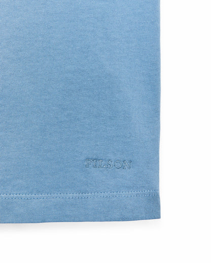 Filson Women Women's Short Sleeve Pocket Tee - Light Blue
