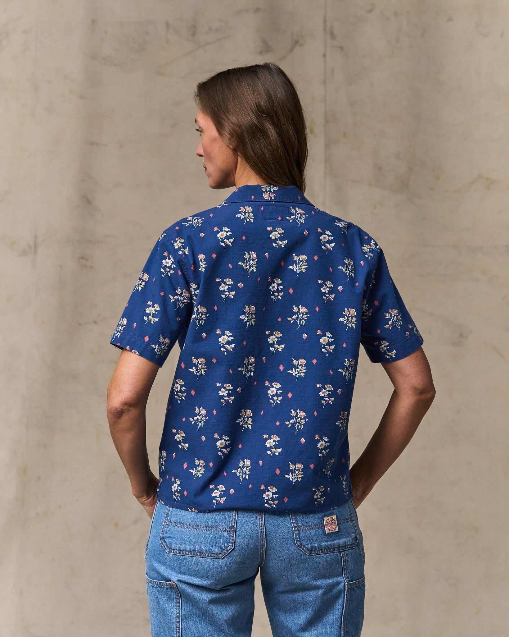 Filson Women Women's Camp Shirt - Indigo / Floral
