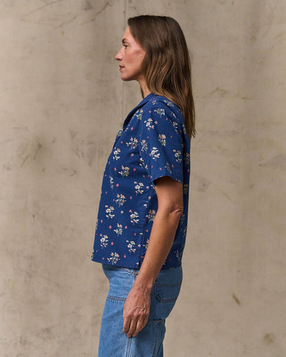 Filson Women Women's Camp Shirt - Indigo / Floral
