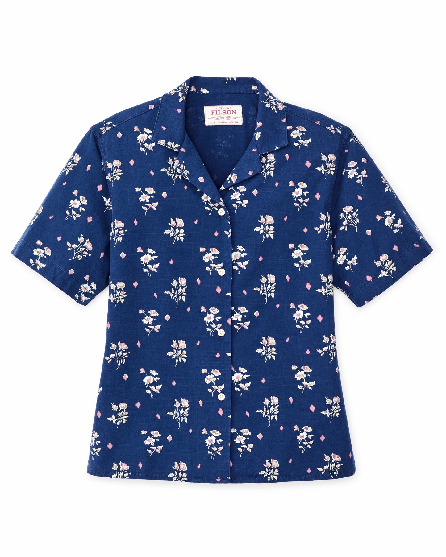 Filson Women Women's Camp Shirt - Indigo / Floral