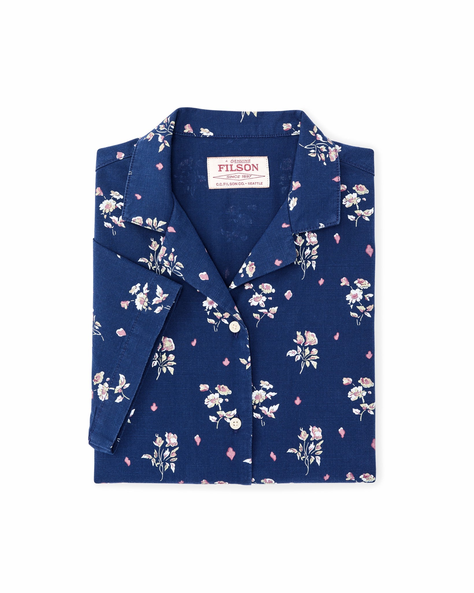 Filson Women Women's Camp Shirt - Indigo / Floral