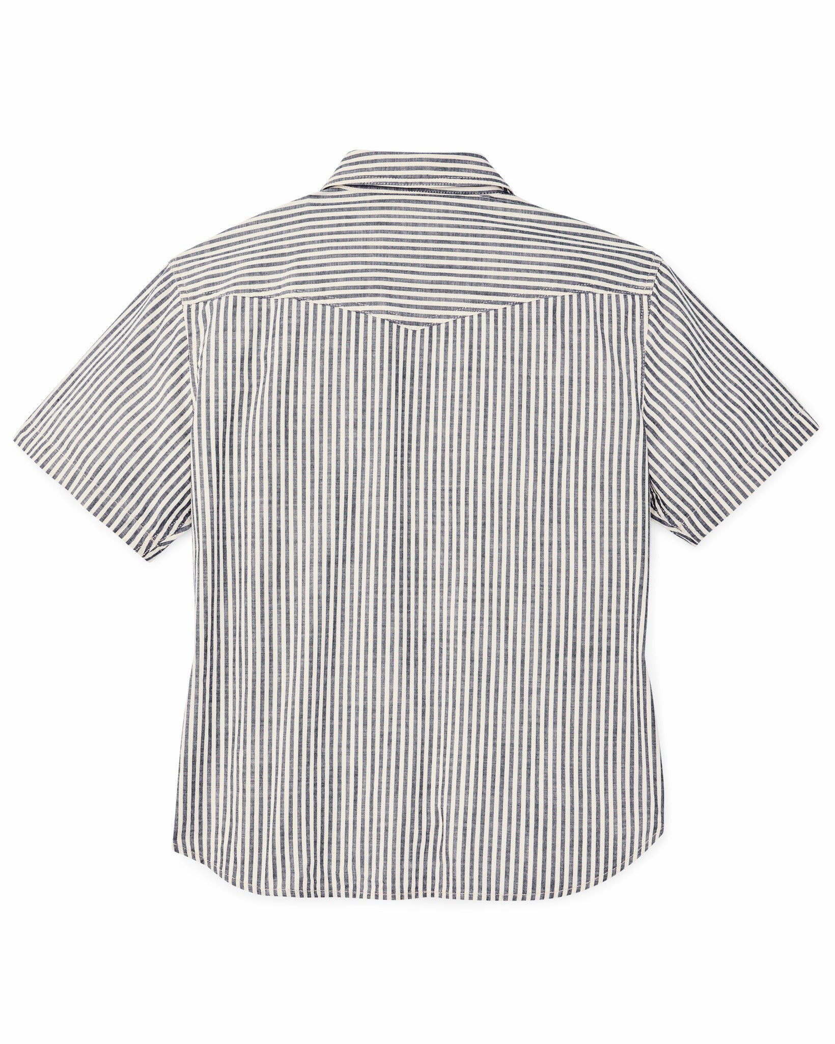 Filson Women Women's Short Sleeve Chambray Western Shirt - Indigo / Natural