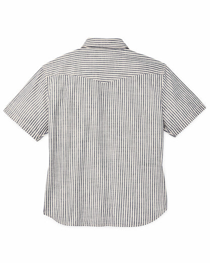 Filson Women Women's Short Sleeve Chambray Western Shirt - Indigo / Natural