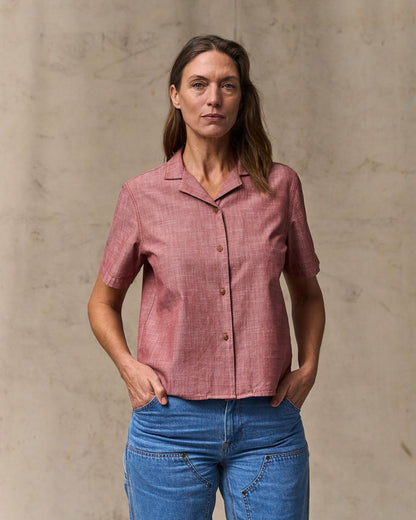 Filson Women Women's Camp Shirt - Red Rock
