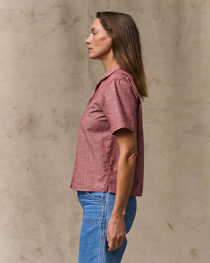 Filson Women Women's Camp Shirt - Red Rock